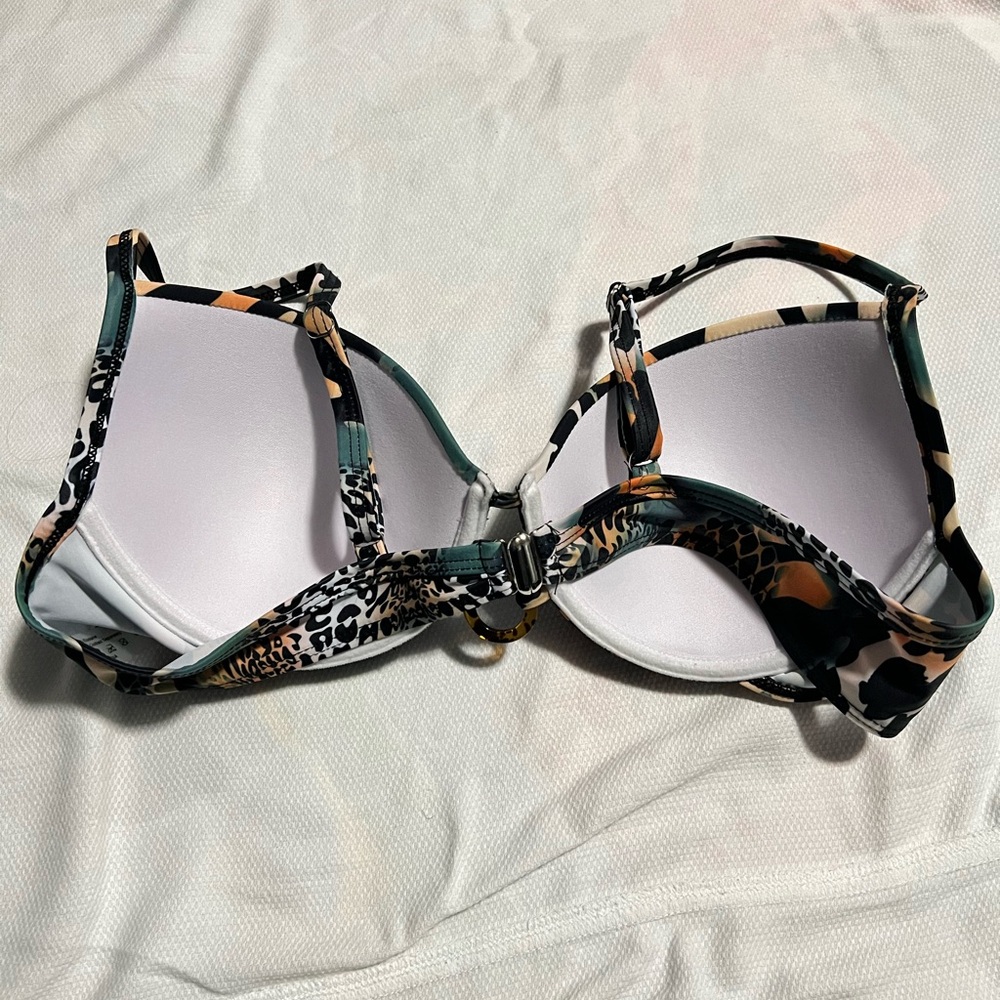 Leopard Print Underwire Bra